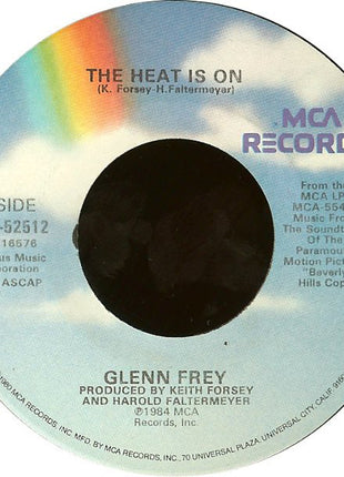 Glenn Frey / Harold Faltermeyer : The Heat Is On / Shoot Out (7", Single, Glo)