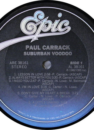 Paul Carrack : Suburban VooDoo (LP, Album)