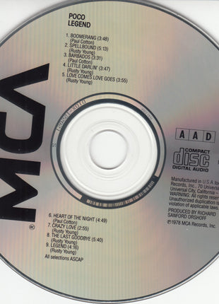 Poco (3) : Legend (CD, Album, RE)