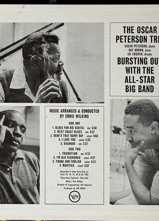 The Oscar Peterson Trio : Bursting Out With The All-Star Big Band! (LP, Album, Mono, MGM)