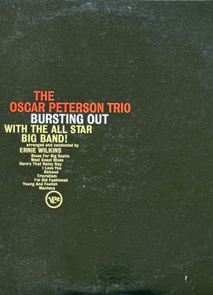 The Oscar Peterson Trio : Bursting Out With The All-Star Big Band! (LP, Album, Mono, MGM)