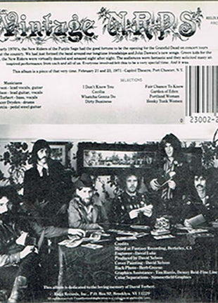 New Riders Of The Purple Sage : Vintage NRPS (CD, Album)