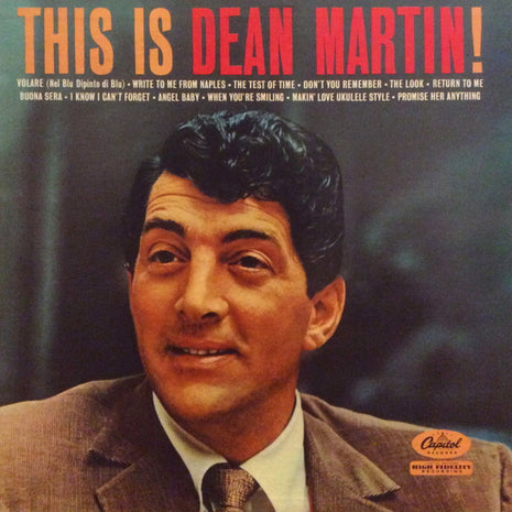 Dean Martin : This Is Dean Martin! (LP, Album, Mono, RP)