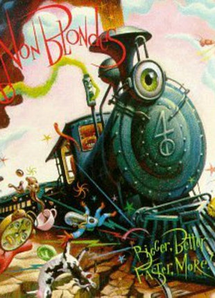 the album cover for 4 Non Blondes - Bigger Better Faster More