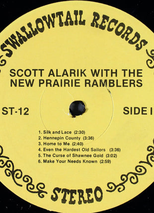 Scott Alarik With The New Prairie Ramblers Featuring Peter Ostroushko : Scott Alarik With The New Prairie Ramblers (LP, Album)