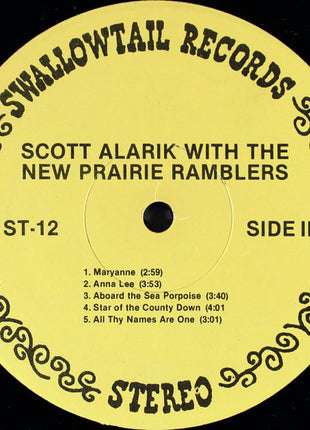 Scott Alarik With The New Prairie Ramblers Featuring Peter Ostroushko : Scott Alarik With The New Prairie Ramblers (LP, Album)