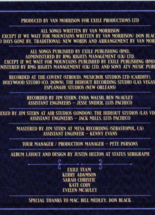 Van Morrison : Three Chords & The Truth (CD, Album)