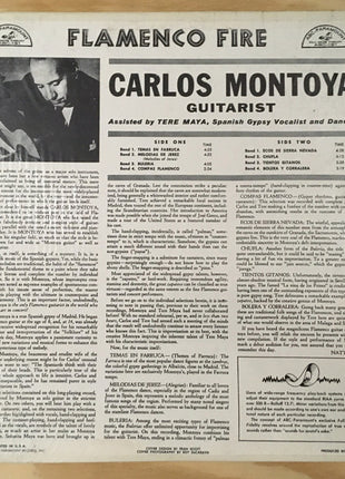 Carlos Montoya : Flamenco Fire (LP, Mono, RP, ABC)