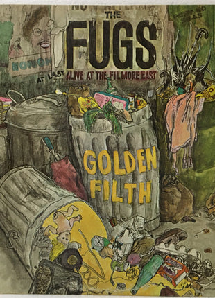 The Fugs : At Last Alive At The Filmore East, Golden Filth (LP, Album, Pit)