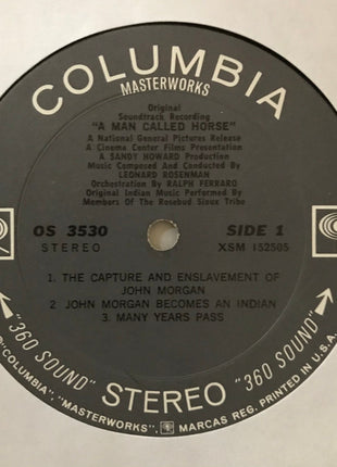 Leonard Rosenman : A Man Called Horse (Original Soundtrack Recording) (LP, Album, Pit)