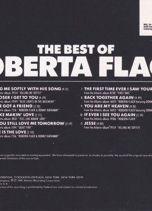 Roberta Flack : The Best Of Roberta Flack (CD, Comp, Club, RE, Spe)