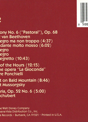 Walt Disney : Walt Disney's Fantasia (Motion Picture Soundtrack) (2xCD, Album)