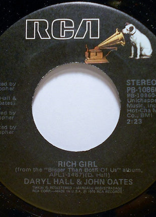 Daryl Hall & John Oates : Rich Girl (7", Single, Ind)