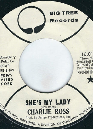 Charlie Ross : She's My Lady (7", Single, Promo, Bes)