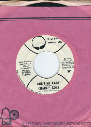 Charlie Ross : She's My Lady (7", Single, Promo, Bes)