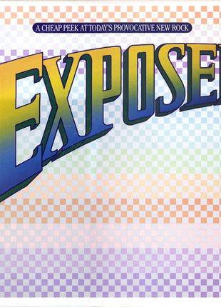 Various : Exposed: A Cheap Peek At Today's Provocative New Rock (2xLP, Comp, Smplr, Pit)