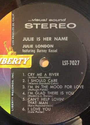 Julie London : Julie Is Her Name (LP, RE)