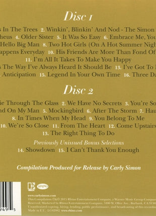Carly Simon : Songs From The Trees  (2xCD, Comp)
