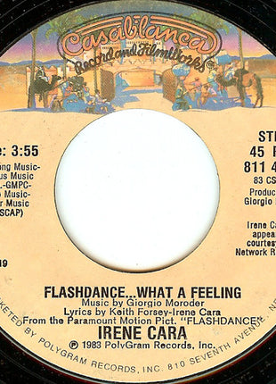 Irene Cara : Flashdance... What A Feeling (7", Single, Styrene, 19 )