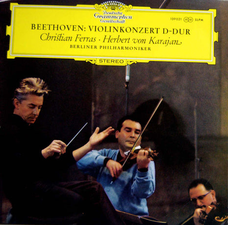 Ludwig Van Beethoven - Christian Ferras, Herbert von Karajan, Berliner Philharmoniker : Violinkonzert D-Dur (LP)