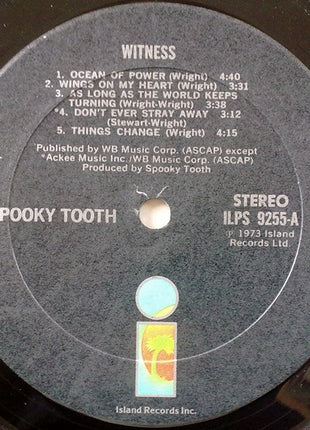 Spooky Tooth : Witness (LP, Album, RE, Mon)