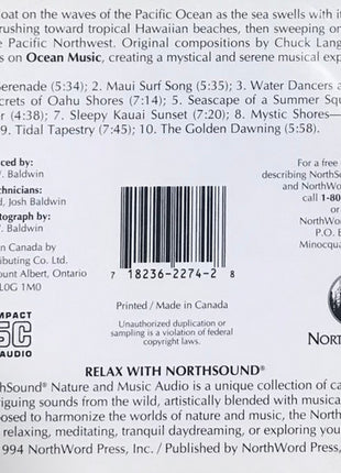 Chuck Lange : Ocean Music (CD, Album)