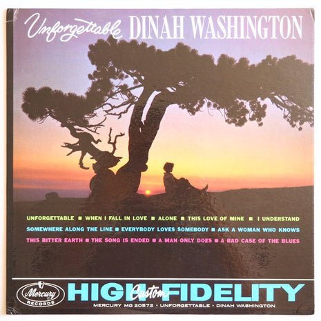 Dinah Washington : Unforgettable (LP, Album, Mono, Ter)