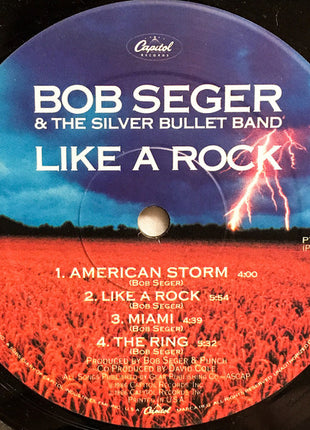 Bob Seger And The Silver Bullet Band : Like A Rock (LP, Album, Spe)