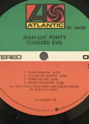 Jean-Luc Ponty : Civilized Evil (LP, Album, SP )