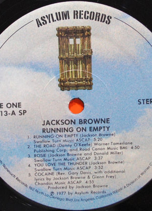 Jackson Browne : Running On Empty (LP, Album, Club, RE, SP )