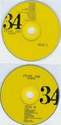 Pearl Jam : Memphis, Tennessee - August 15, 2000 (2xCD, Album, Tour)