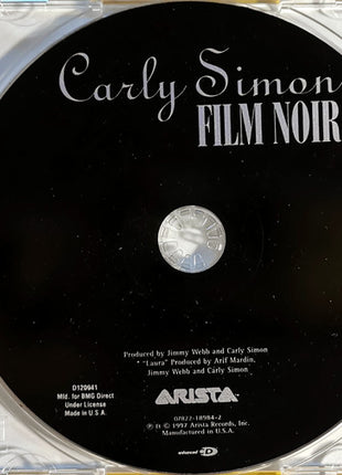 Carly Simon : Film Noir (CD, Album, Club, Enh)