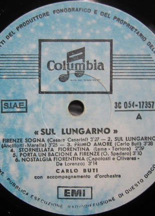 Carlo Buti : Sul Lungarno (LP, Album, Mono, RE)