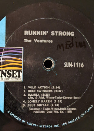The Ventures : Runnin’ Strong (LP, Album, Comp, Mono, All)