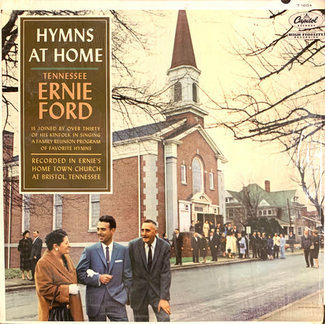 Tennessee Ernie Ford : Hymns At Home (LP, Mono, Scr)