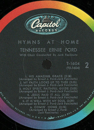 Tennessee Ernie Ford : Hymns At Home (LP, Mono, Scr)