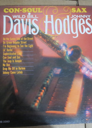 Wild Bill Davis & Johnny Hodges : Con-Soul And Sax (LP, Album, Mono)