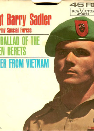 Barry Sadler : The Ballad Of The Green Berets / Letter From Vietnam (7", Single, Mono, Roc)