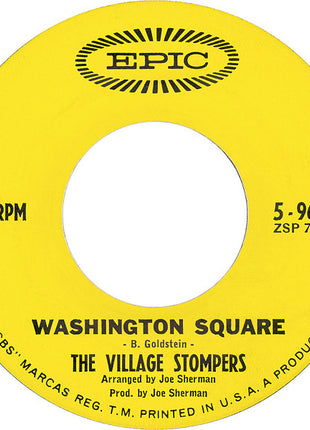 The Village Stompers : Washington Square (7", Single, Pit)