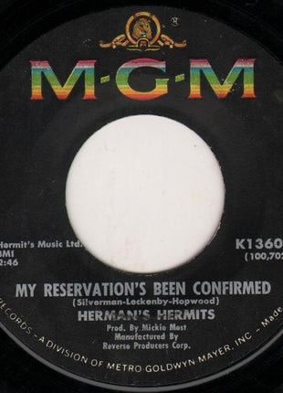 Herman's Hermits : Dandy / My Reservation’s Been Confirmed (7", Single)