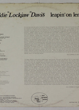 Eddie "Lockjaw" Davis : Leapin' On Lenox (LP)