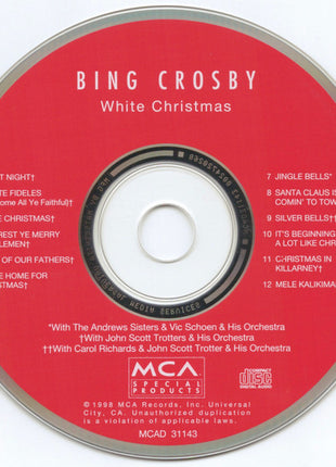 Bing Crosby : White Christmas (CD, Album, RE, Mat)