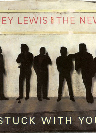 Huey Lewis & The News : Stuck With You (7", Single, Styrene, Pit)