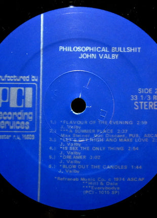 John Valby : Philosophical Bullshit (LP, Album)