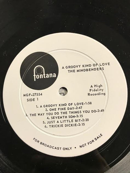 The Mindbenders : A Groovy Kind Of Love (LP, Album, Mono, Promo)