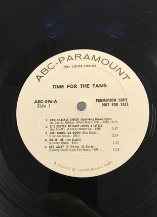 The Tams : Time For The Tams (LP, Album, Mono, Promo)