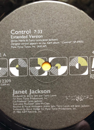 Janet Jackson : Control (12", Single)