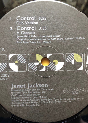 Janet Jackson : Control (12", Single)