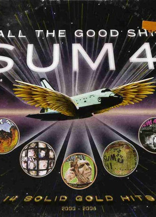 the album cover for Sum 41 - All the Good Shit: 14 Solid Gold Hits