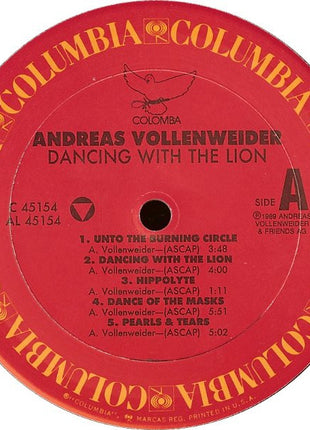 Andreas Vollenweider : Dancing With The Lion (LP, Album)